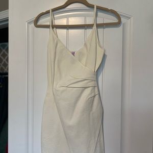 Francescas cream bodycon dress